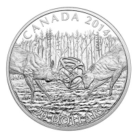 Kanada - 20 CAD Weiwedelhirsch Herausforderung - 1 Oz Silber