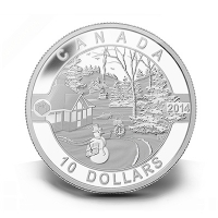 Kanada - 10 CAD O Canada Ferien 2014 - 1/2 Oz Silber