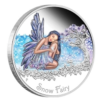 Tuvalu - 0,5 TVD Snow Fairy 2015 - 1/2 Oz Silber
