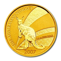 Australien - 25 AUD Knguru 2007 - 1/4 Oz Gold