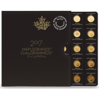 Kanada 12,5 CAD Maple Leaf Blister 25x1g Gold