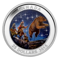Kanada - 25 CAD Sternenkarten Der Aufstieg 2015 - 1 Oz Silber