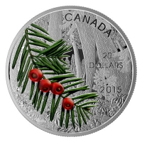 Kanada - 20 CAD Wlder Eibe 2015 - 1 Oz Silber
