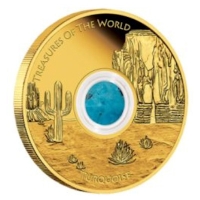 Australien - 100 AUD Treasures of the World North America 2015 - 1 Oz Gold