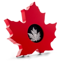 Kanada - 20 CAD Shaped Maple Leaf 2015 - 1 Oz Silber