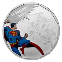 Kanada - 10 CAD DC Comics™ Original Gauntlet 2015 - 1/2 Oz Silber