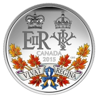 Kanada - 20 CAD A Historic Reign 2015 - 1 Oz Silber