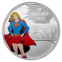 Kanada - 10 CAD DC Comics™ Original Strength 2015 - 1/2 Oz Silber
