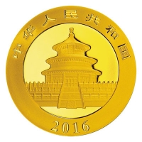 China - 500 Yuan Panda 2016 - 30g Gold