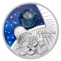 Kanada - 20 CAD Universum 2. Ausgabe mit Opal 2016 - 1 Oz Silber