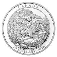 Kanada - 20 CAD Grizzly Serie The Battle 2016 - 1 Oz Silber