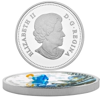 Kanada - 20 CAD Engel Venezianisches Glas - 1 Oz Silber PP