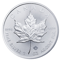 Kanada 5 CAD Maple Leaf 2016 1 Oz Silber