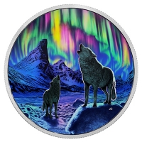 Kanada - 30 CAD Nordlichter im Mondschein - 2 Oz Silber