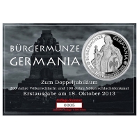 Deutschland - Brgermnze Germania - 1 Oz Silber PP (19%)