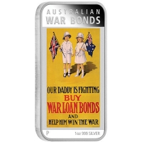 Australien - 1 AUD WW1 Kriegsanleihen 2016 - 1 Oz Silber