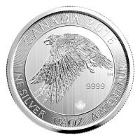 Kanada - 8 CAD Schneefalke 2016 - 1,5 Oz Silber