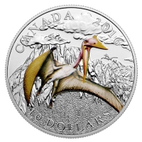 Kanada - 10 CAD Dinosaurier Terror am Himmel - 1/2 Oz Silber