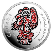 Kanada - 50 CAD Mythische Reiche Der Adler 2016 - 5 Oz Silber