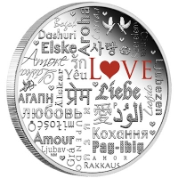 Tuvalu - 2 TVD Sprache der Liebe 2016 - 2 Oz Silber