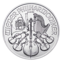sterreich 1,5 EUR Wiener Philharmoniker (Diverse) 1 Oz Silber
