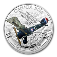 Kanada - 20 CAD Flugzeuge WW1: Sopwith Triplane - 1 Oz Silber