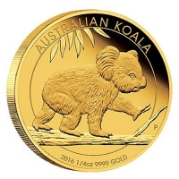 Australien - 25 AUD Koala 2016 - 1/4 Oz Gold Proof