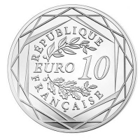 Frankreich - 10 EUR Fussball Europameisterschaft 2016 - Silber