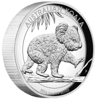 Australien - 1 AUD Koala 2016 - 1 Oz Silber HighRelief