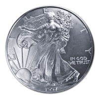 USA - 1 USD Silver Eagle 1997 - 1 Oz Silber
