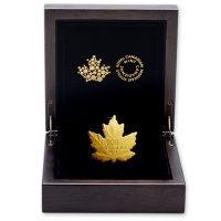 Kanada - 200 CAD Shaped Maple Leaf 2016 - 1 Oz Gold PP