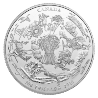 Kanada - 200 CAD $200 for $200 Weite Prrien 2016 - 2 Oz Silber