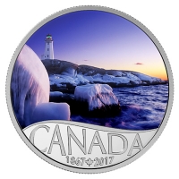 Kanada - 10 CAD 150 Jahre Kanada Leuchtturm 2016 - Silbermnze