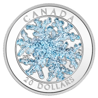 Kanada - 20 CAD Schneeflocke 2017 - 1 Oz Silber