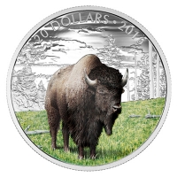 Kanada - 20 CAD Tierserie Bison 2016 - 1 Oz Silber