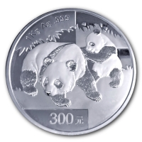 China - 300 Yuan Panda 2008 - 1 KG Silber PP