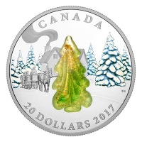 Kanada - 20 CAD Schneebedeckte Bume 2017 - 1 Oz Silber