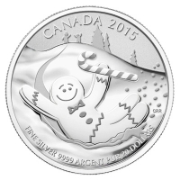 Kanada - 20 CAD $20 for $20 Lebkuchenmann 2015 - 1/4 Oz Silber (19%)