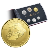 Kanada - 3,90 CAD Schneegans 2017 - Kursmnzensatz