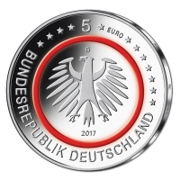 Deutschland - 5 EUR Tropische Zone 2017 - Komplettsatz Spiegelglanz