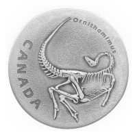 Kanada - 20 CAD Ornithomimus 2017 - 1 Oz Silber