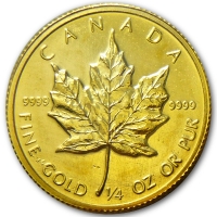 Kanada Maple Leaf 1/4 Oz Gold