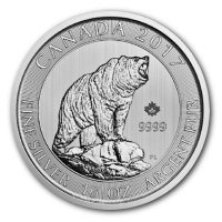 Kanada - 50 CAD Grizzly 2017 - 10 Oz Silber