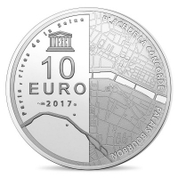 Frankreich - 10 EUR National Assembly / Place of Concorde 2017 - Silber PP