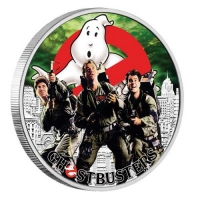 Tuvalu - 1 TVD Ghostbusters The Crew - 1 Oz Silber
