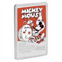 Niue - 2 NZD Disney Mickey Mouse Poster Revue 2017 - 1 Oz Silber