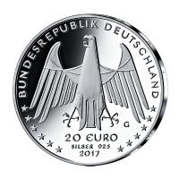 Deutschland - 20 EUR Laufmaschine von Karl Drais 1817 - Silber Spiegelglanz