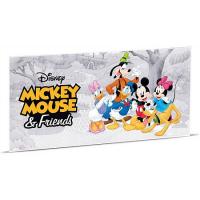 Niue - 2 NZD Disney Mickey Mouse and Friends 2017 - Silber-Banknote