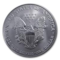 USA 1 USD Silver Eagle 2001 1 Oz Silber Rckseite