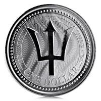 Barbados - 1 Dollar Trident Dreizack 2017 - 1 Oz Silber